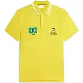 Tommy Hilfiger Bluser & t-shirts 'Regular Fit' lysegul / gran / knaldrød / sort