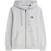 Tommy Hilfiger Sweatjakke lysegrå