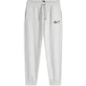 Tommy Hilfiger Bukser 'Signature Logo Cuffed' lysegrå