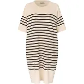 Masai Strikkjole 'MaNirvanae' lysebeige / sort