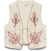 Vero Moda Vest 'VMJamila' lysebeige / mørkebrun / lysviolet / pudder