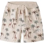 Name it Sweatshorts - NmmHenry - Peyote Melange m. Palmer - - 6 år (116) - Shorts