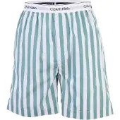 Calvin Klein Underwear Pyjamasbukser cyanblå / hvid