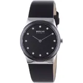 Bering Dameur 32230-442 Ceramic Sort/Læder Ø30 mm