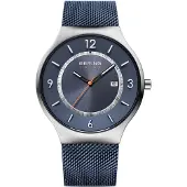 Bering Herreur 14441-307 Solar Blå/Stål Ø41 mm
