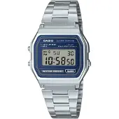 Casio A158WEA-2EF Vintage LCD/Stål