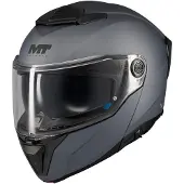 Mt Helmets Atom 2 Sv Pure Modulær Hjelm