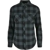 Urban Classics Turnup Checked Flanell Skjorte Med Lange ærmer