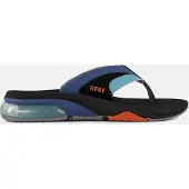 Reef M'S Fanning + klipklapper, blue/black/orange, str. 44 (US 11)