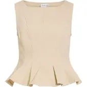 Vila Bluse 'VIChia' beige