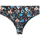 Swim By Zizzi Bikinitrusse 'Caanne' blå / fersken / pink / sort