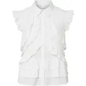 Y.A.S Bluse 'YASNoro' hvid