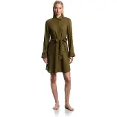 Emporio Armani Emporio Armanitil kvinder. EW000817_AF20252 Strandkjole grøn (S), Casual, Viscose, Lange ærmer