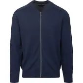 Casamoda CASAODA Vest Zip Navy ørkeblå Blå åle