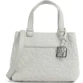 Armani Exchange A|X Armani Exchangetil kvinder. XW001576AF15774U6275 Beige taske med logotryk (OSFA), Hvid, Casual, Klassisk, Polyester