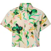 Y.A.S Bluse blandingsfarvet
