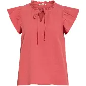 Vila Bluse 'VILANIA' hindbær