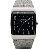 Bering Herreur 16433-002 Solar Sort/Stål