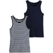 Next Overdel navy / hvid