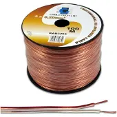 Cabletech Kabeltech KAB0315 højttalerkabel 1,0 mm, rulle 100 m