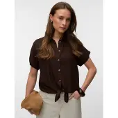 Vero Moda Bluse 'VMTHEA' brun