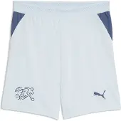 Puma Switzerland 2026 Shorts Youth, Clothing, Sea Glass/Dark Indigo, 11-12Y