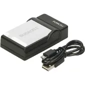 Duracell DRC5901, USB, Indendørs batterioplader, Canon NB-6L, Sort, 5 V, 5 V