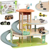 Classic World Green Træ Stort Parkeringshus med tilbehør