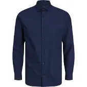Jack & Jones Blaparker Skjorte Med Lange ærmer