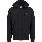 Jack & Jones Sweatjakke grå / sort