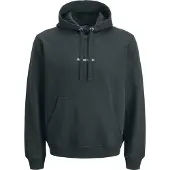 Jack & Jones Sweatshirt 'JORNorrebro' mørkegrøn / hvid