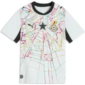 Puma Ghana 2026 Home Jersey Youth, Clothing, White/Black, 5-6Y