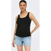 ONLY Maternity Overdel 'OLMBloom' sort / hvid