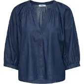 JDY Bluse 'JDYKAI' blue denim