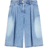 Armani Exchange A|X Armani Exchangetil kvinder. XW002266AF21338MB001 Bermuda shorts Lyocell blå (S), Casual, Bomuld, Denim