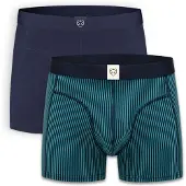 Adam Boksershorts navy / smaragd / sort