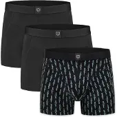 Adam Boksershorts 'Trouts' opal / sort