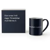 Design House Stockholm Astrid Lindgren krus , Utan snus Svensk tekst