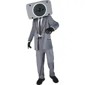 Rubies Skibidi Toilet Child-speakerman (122 Cm) Brugerdefineret