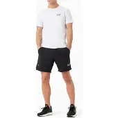 EA7 EA7til mænd. 8NPV03_PNDDZ Dynamic Athlete T-shirt- og buksesæt hvid, sort (XS), Sport, Tennis/padeltennis, Multisport, Polyester, Korte ærme