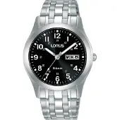Lorus Herreur RXN73DX5 Classic Sort/Stål Ø38 mm