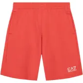 Emporio Armani EA7til drenge. 7B000026_AF10380 Terry Bermuda shorts rød (12Años= 154cm), Casual, Sport, Bomuld, børnetøj