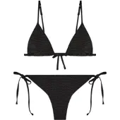 Emporio Armani Emporio Armanitil kvinder. EW000786_AF20255 Sort lurex-bikini (M), Badetøj, Polyester