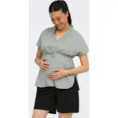 ONLY Maternity Bluse 'OLMThyra' lysegrøn