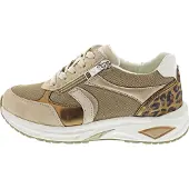 Waldlaufer damesneaker - Beige/Leopard - Sko
