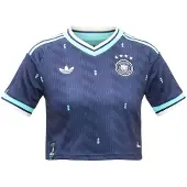 Adidas Germany 26/27 Cropped Væk Dame-t-shirt Med Korte ærmer