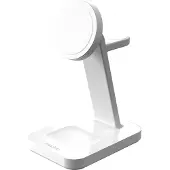 Zagg Snap+ 3-in-1 Wireless Charge Stand Qi2 Hvid