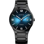 Bering Herreur 15240-727 Titanium Blå/Titanium Ø40 mm