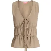 Jack & Jones Almira Linen Jjxx ærmeløs Bluse