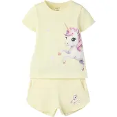 Name it Økologisk Bomuld Shortssæt